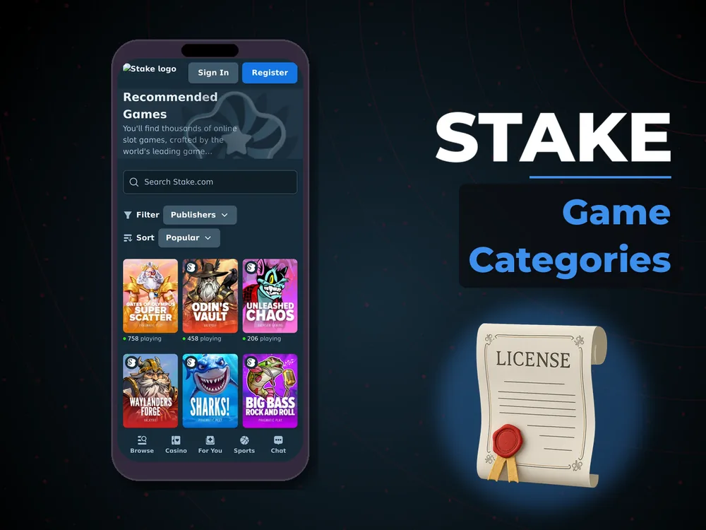 Stake - Game Categories