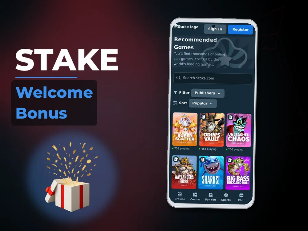 Stake - Welcome Bonus