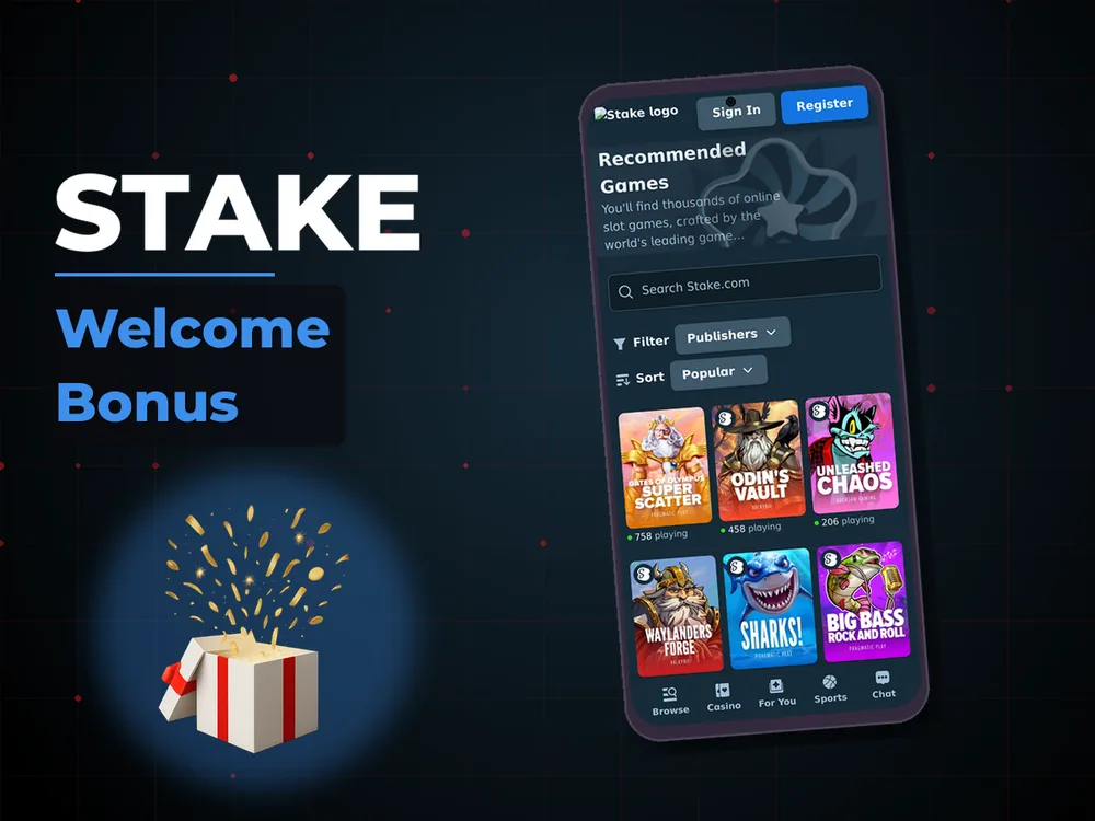 Stake - Welcome Bonus
