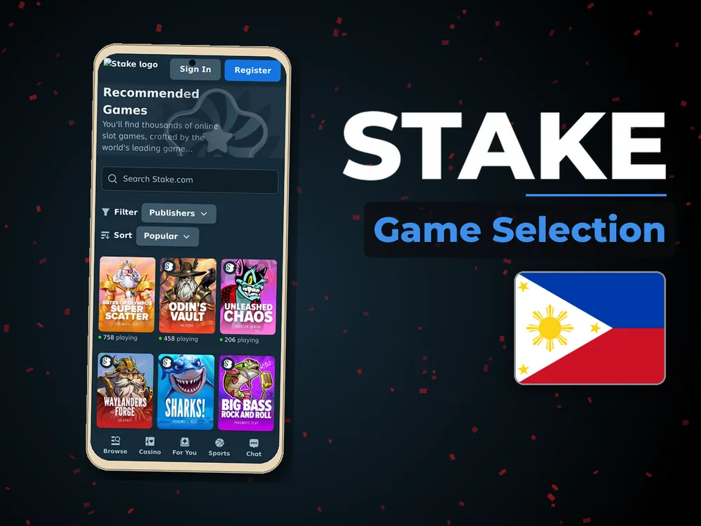 Stake - Game Selection
