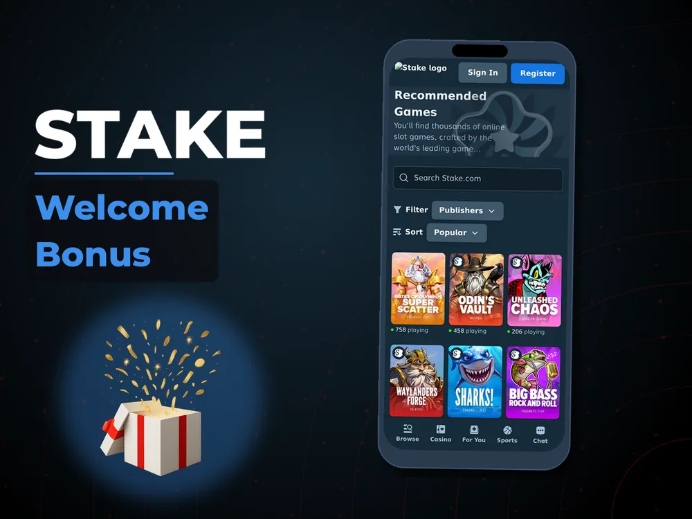 Stake - Welcome Bonus